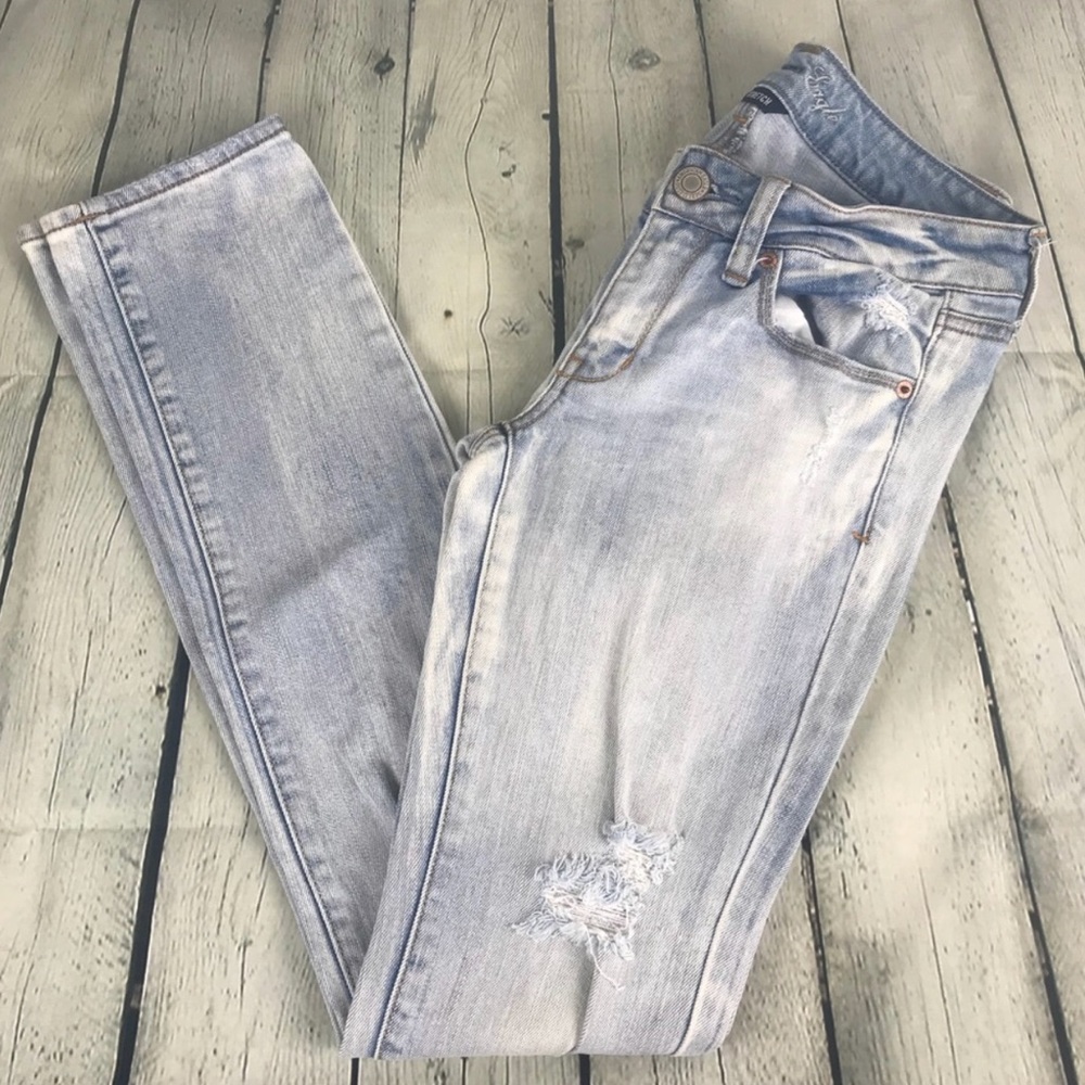 distressed ripped jeans never worn new condition